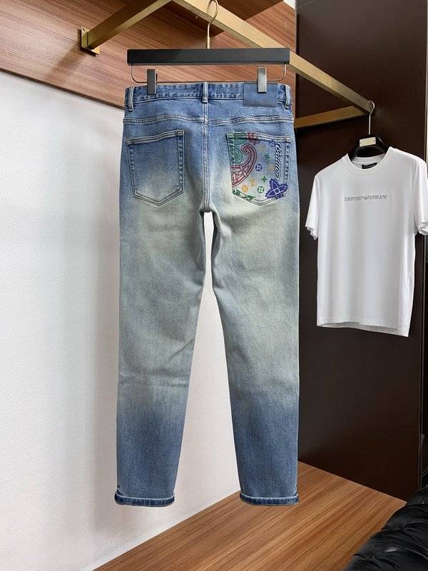 루이비통 남성 슬림 스트레이트 진 001-202588