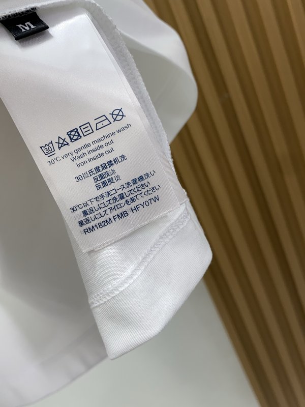 루이비통 남성 머서라이즈드 코튼 반팔 티셔츠 001-202597