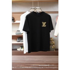 루이비통 남성 순면 라운드넥 반팔 티셔츠 001-202611