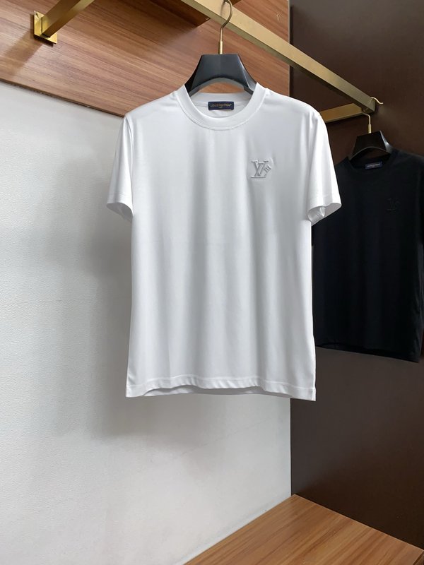 루이비통 남성 머서라이즈드 코튼 반팔 티셔츠 001-202626