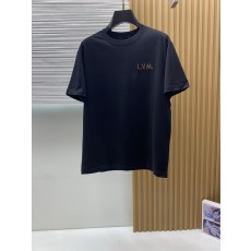 루이비통 남성 머서라이즈드 코튼 반팔 티셔츠 001-202637
