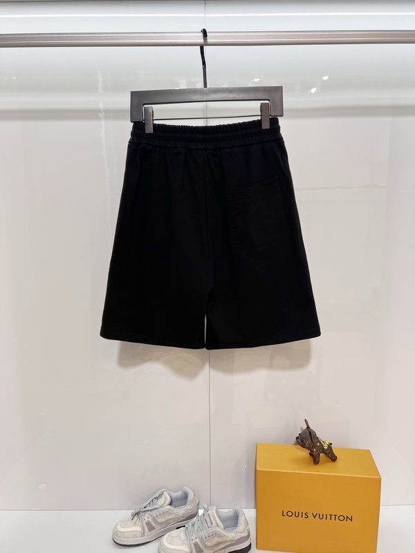 루이비통 클래식 로고 자수 캐주얼 반바지 001-202754