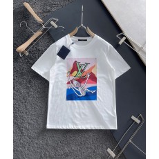 루이비통 남성 심플 반팔 티셔츠 001-202773