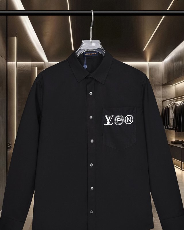 루이비통 콜라보 자수 롱슬리브 셔츠 001-202810