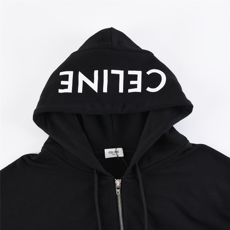 셀린 클래식 캡슐 지퍼 후드 자켓 001-202937