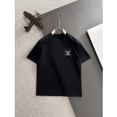 셀린 공식 매장 동일 모델 면 라운드넥 티셔츠 001-202940