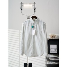 셀린 트라이엄프 자수 스트라이프 긴팔 셔츠 001-202956