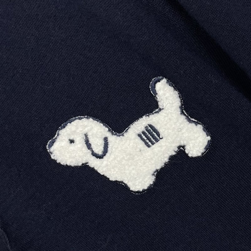 톰브라운 강아지 자수 울 가디건 001-203121