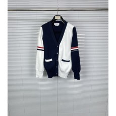 톰브라운 TB 더블 스트라이프 울 혼방 카디건 001-203171