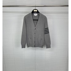 톰브라운 그레이 4 바 V 니트 카디건 001-203227