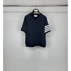 톰브라운 와플 소재 반팔 폴로 셔츠 001-203306