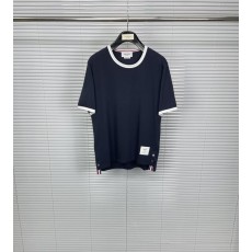 톰브라운 라운드넥 스트라이프 반팔 티셔츠 001-203330