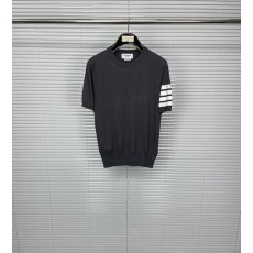 톰브라운 4 바 니트 라운드 티셔츠 001-203382