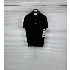 톰브라운 남성 니트 반팔 폴로 셔츠 001-203401