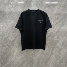26SS早春 패치 자수 로고 면 반팔 티셔츠 001-203413