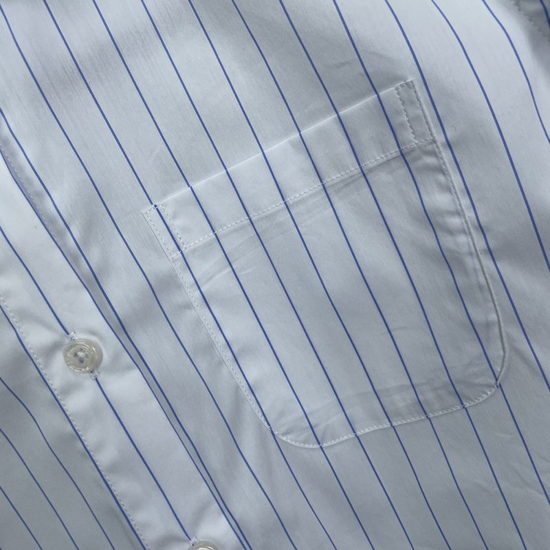 톰브라운 여성용 반소매 스트라이프 셔츠 001-203431