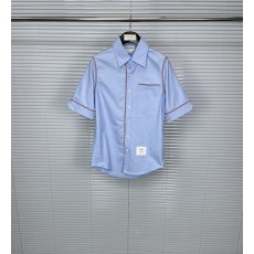 톰브라운 그로그레인 트림 반팔 셔츠 001-203457