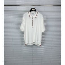 톰브라운 25SS 수파문 칼라 반팔 티셔츠 001-203467