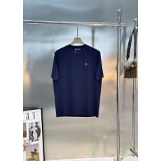로로피아나 머서라이즈 코튼 반팔 티셔츠 남성용 001-203503