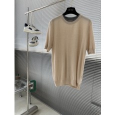 로로피아나 남성 니트 반팔 티셔츠 001-203567