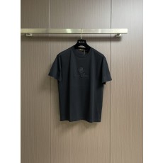 로로피아나 봄여름 듀얼 암모니아 면 반팔 티셔츠 001-203573