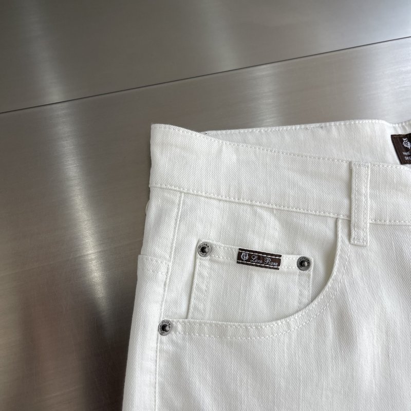 로로피아나 심플 화이트 데님 팬츠 001-203652