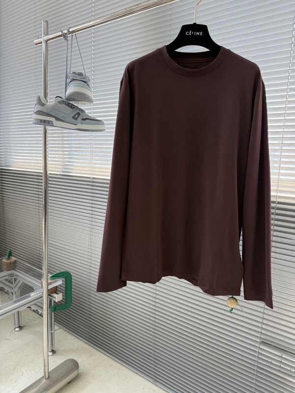 로로피아나 남성 긴팔 티셔츠 모달 혼방 001-203661