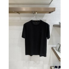 로로피아나 남성 텐셀 실크 혼방 반팔 티셔츠 001-203682