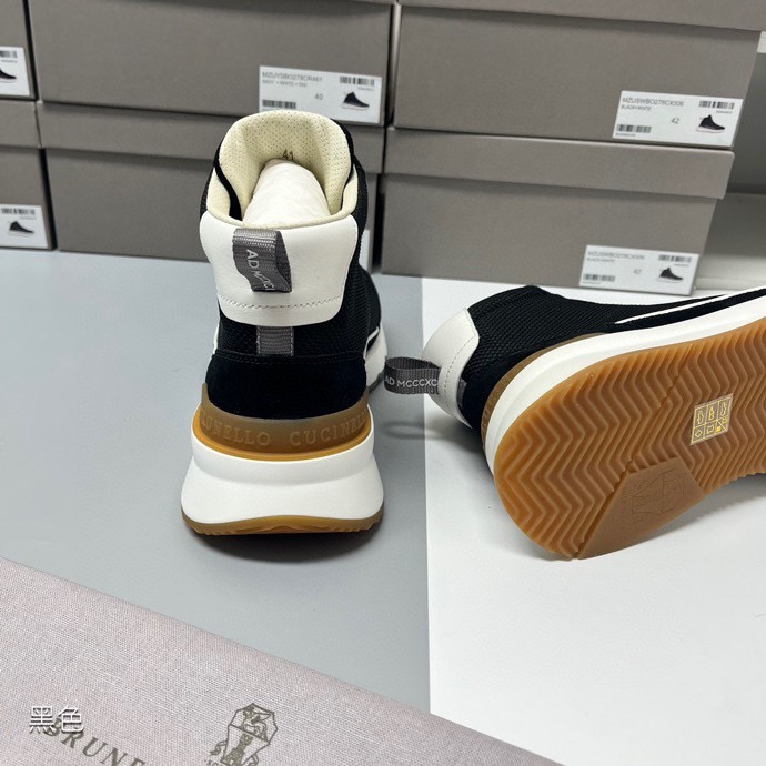 BC 브루넬로 쿠치넬리 하이탑 남성 럭셔리 운동화 001-203754