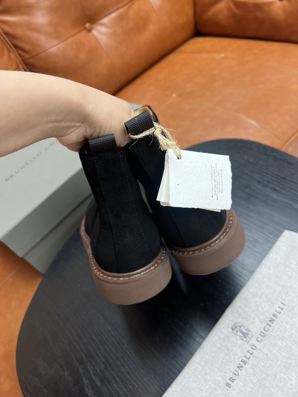 브루넬로 쿠치넬리 남성 데저트 부츠 001-203776