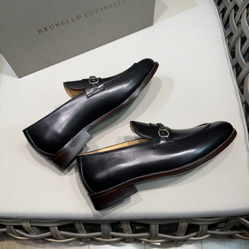 Brunello Cucinelli 가죽 모카신 001-203850