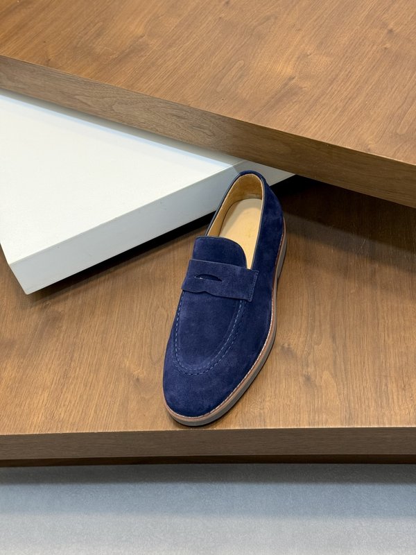 Brunello Cucinelli 스웨이드 로퍼 001-203866