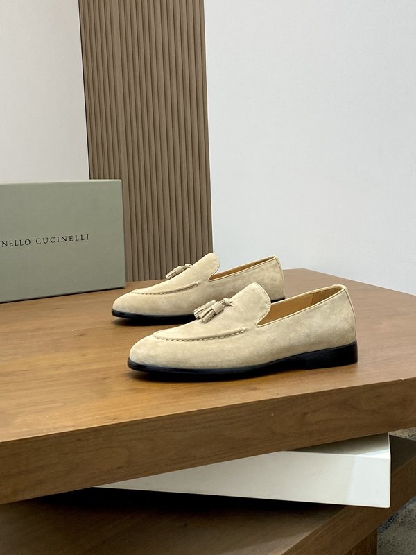 브루넬로 쿠치넬리 수입 스웨이드 로퍼 001-203874