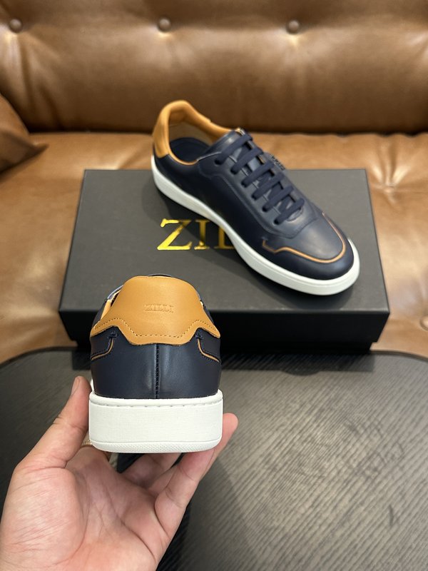 Zilli 이탈리아 남성 수제 송아지 가죽 구두 001-204038