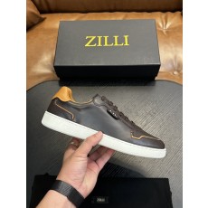 Zilli 이탈리아 남성 수제 송아지 가죽 구두 001-204039