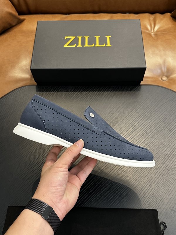 Zilli 이탈리아 남성 수제 송아지 가죽 구두 001-204041