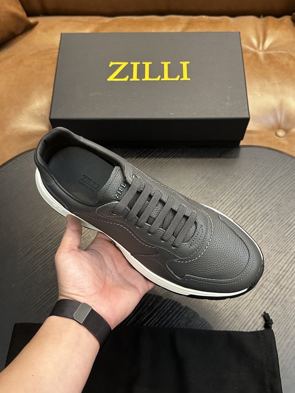 Zilli 이탈리아 남성 수제 송아지 가죽 구두 001-204047