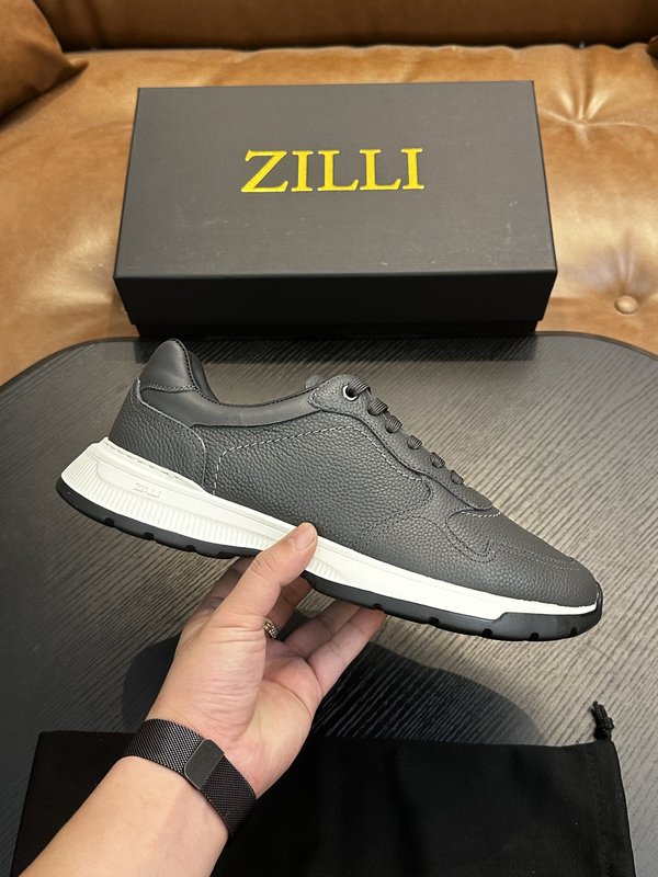 Zilli 이탈리아 남성 수제 송아지 가죽 구두 001-204047
