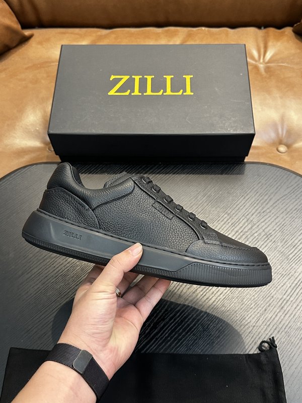 Zilli 이탈리아 남성 수제 송아지 가죽 구두 001-204048