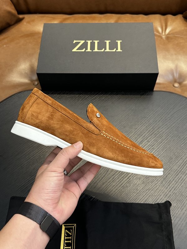 Zilli 이탈리아 남성 수제 송아지 가죽 구두 001-204057