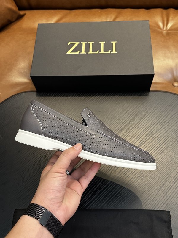 Zilli 이탈리아 남성 수제 가죽 구두 001-204060