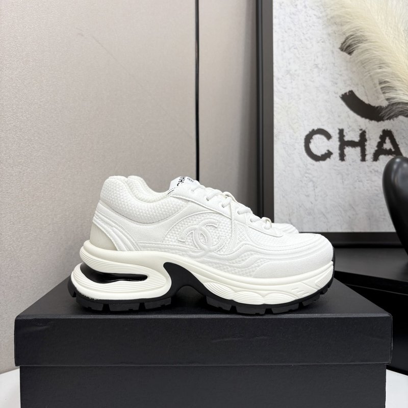 샤넬 팬더 스타일 실크 가죽 캐주얼 운동화 001-205628