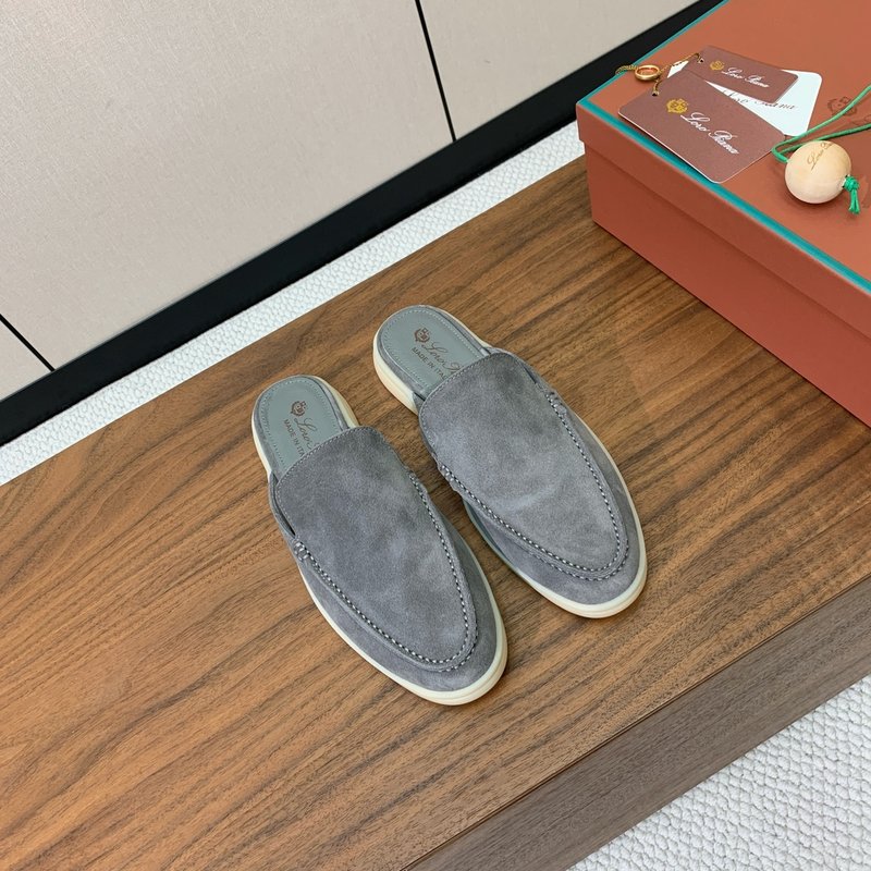 로로 피아나 남성 빈티지 스웨이드 뮬 001-206067
