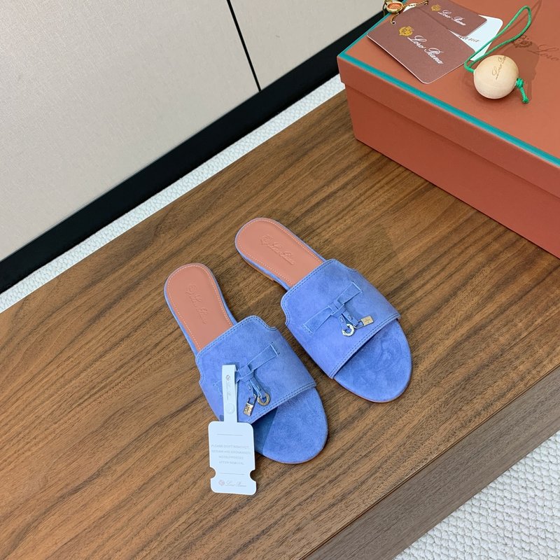 스웨이드 플랫 샌들 001-206085