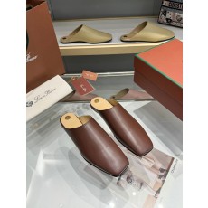 로로 피아나 클래식 양피 실크 플립플롭 001-206115