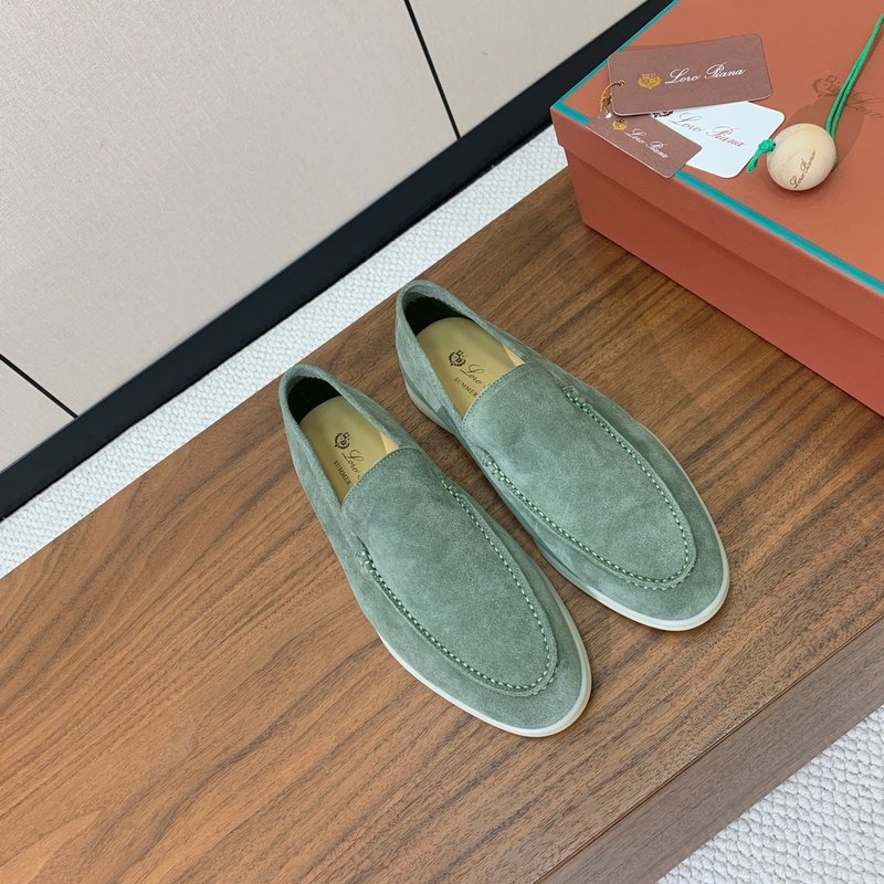 로로 피아나 남성 스웨이드 로퍼 001-206195