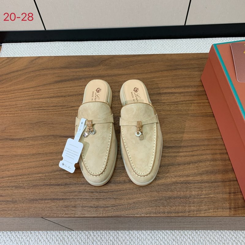 로로피아나 캐시미어 록 스티치 뮬 001-206211