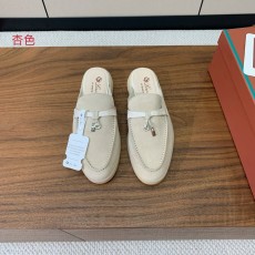 스톤 패턴 컬러 블록 캐시미어 토 샌들 001-206221