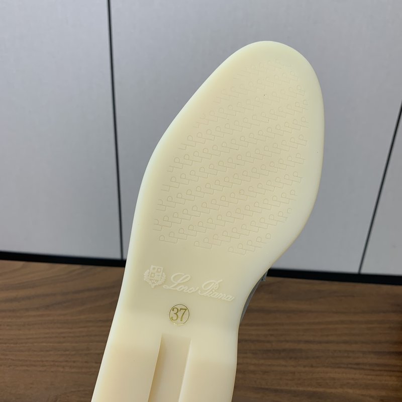 로로피아나 스톤 무늬 컬러 블록 토 샌들 001-206225
