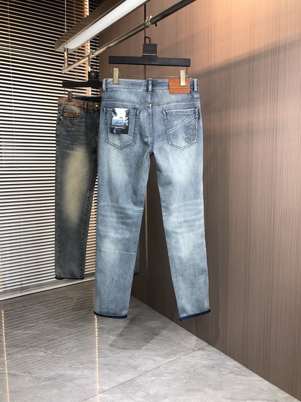 버버리 봄여름 슬림 스트레이트 진 001-206832